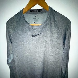 Nike Pro Men’s Dri-Fit Active Long Sleeve Shirt (Large)